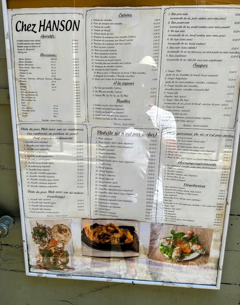 Chez Hanson - Menu Image 3