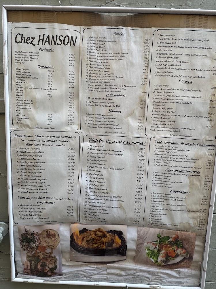 Chez Hanson - Menu Image 4